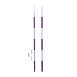 42144 Smartstix KnitPro спицы съемные 3,75мм для длины тросика 20-28см