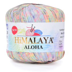 Aloha (Himalaya) 126-01 радужный принт, пряжа 50г