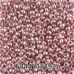 18192 (F444) св.розовый металлик, круглый бисер Preciosa 5г
