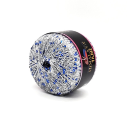 Yildiz (Himalaya) 58114 серебро с синим, пряжа 25г