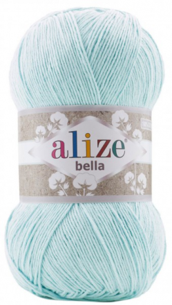 Bella (Alize) 514 св.голубая бирюза, пряжа 100г