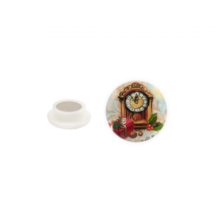 NEM 48 &quot;Новогодние часы&quot; игольница-магнит