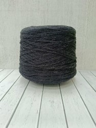 Carezza Tweed (Profilo S.N.C.) цв. Nerone Bot, пряжа бобинная итальянская 1г