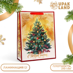 10514042 &quot;Ёлочка&quot; пакет ламинированный 31х40х12 см