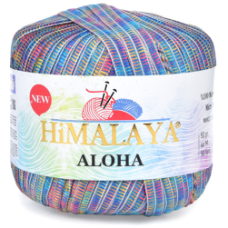 Aloha (Himalaya) 126-02 сине-розовый принт, пряжа 50г
