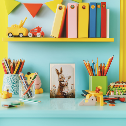 ALVS-059 мини-картина &quot;Мамина нежность&quot; алмазная мозаика 14х19,5 см