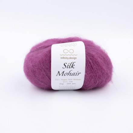 Silk Mohair (Infinity) 4853 сиреневый, пряжа 25г