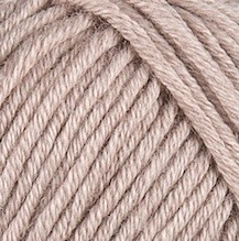 Cotton Merino (Infinity) 2650 бежевый меланж, пряжа 50г