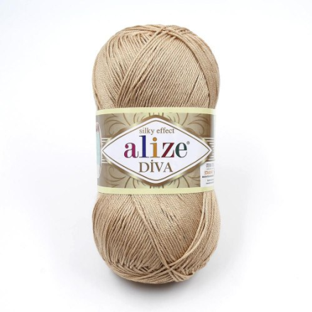 Diva (Alize) 879 песочный, пряжа 100г