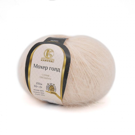 Мохер Голд (Камтекс) 192 чайная роза, пряжа 50г