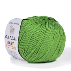 Baby Cotton (Gazzal) 3448 миндаль, пряжа 50г