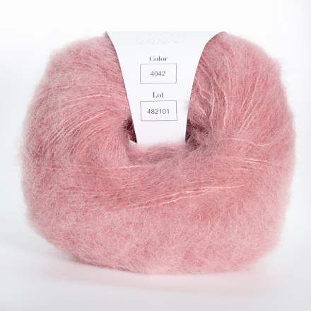 Alpaca Silk (Infinity) 4042 античный розовый, пряжа 25г