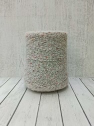 Alpaca Tweed (StockYarn) цв.11-4001 Brilliant White, пряжа бобинная итальянская 1г