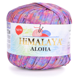 Aloha (Himalaya) 126-04 розовый принт, пряжа 50г