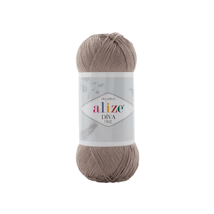 Diva Fine Forever (Alize) 167 бежевый, пряжа 100г