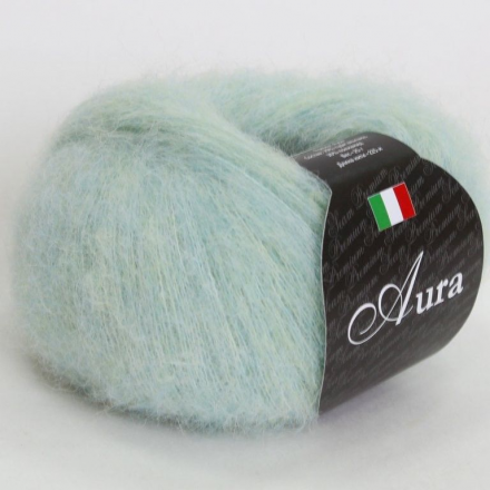 Aura (Seam) 823 пыльный ментол, пряжа 25г