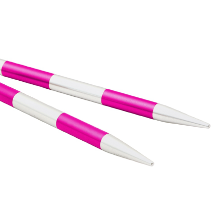 42147 Smartstix KnitPro спицы съемные 5мм для длины тросика 20-28см
