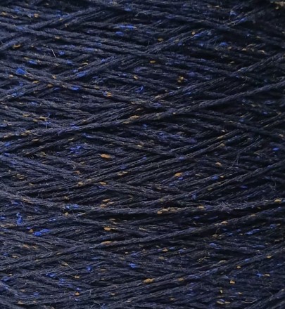 Tweed 2500 (Stock Yarn) цв.19-4109 After Midnight, пряжа бобинная итальянская 1г