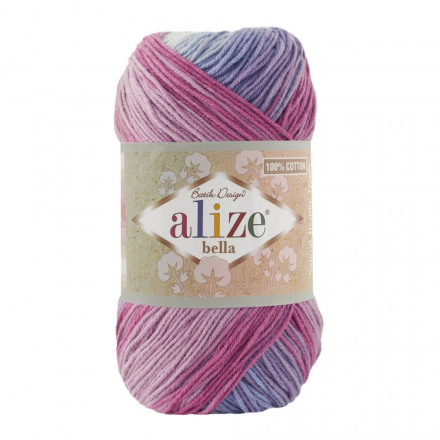 Bella batik (Alize) 3686 сирень-фуксия, пряжа 100г