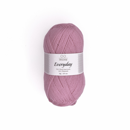 Everyday (Infinity) 3911 светло-розовый, пряжа 50г