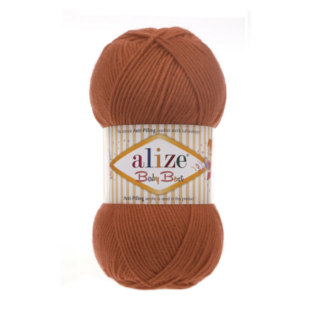 Baby Best (Alize) 408 темно рыжий, пряжа 100г