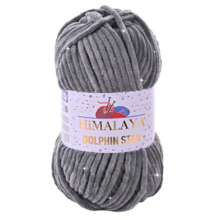 Dolphin Star (Himalaya) 92167 т.серый, пряжа 100г