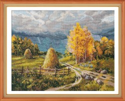 1273 &quot;Осенняя гроза&quot; набор для вышивки крестом