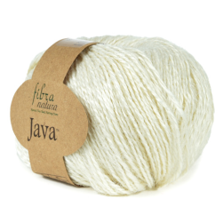 Java (Fibra Natura) 228-01 кремовый, пряжа 50г