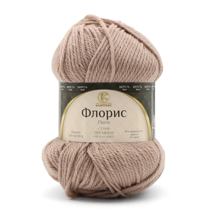 Флорис (Камтекс) 005 бежевый, пряжа 100г