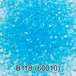 60010 голубой круглый бисер Preciosa 5г