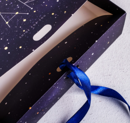 4532948 &quot;Stars&quot; коробка подарочная 16,5х12,5х5 см
