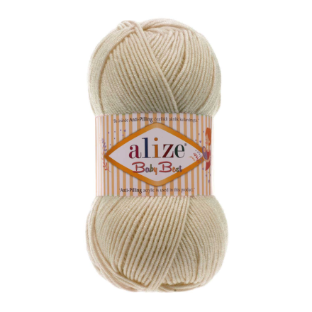 Baby Best (Alize) 599 слоновая кость, пряжа 100г