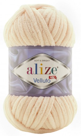 Velluto (Alize) 310 медовый, пряжа 100г