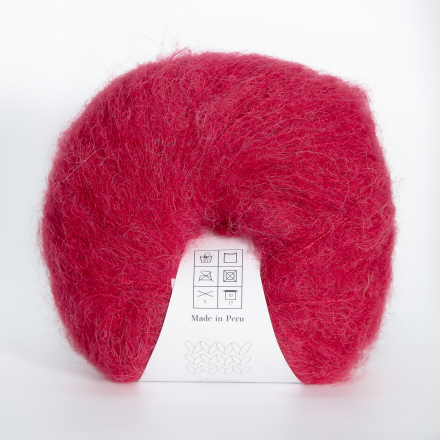 Alpaca Silk (Infinity) 4554 винный, пряжа 25г