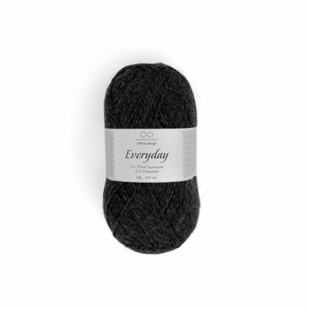 Everyday (Infinity) 1088 угольный, пряжа 50г