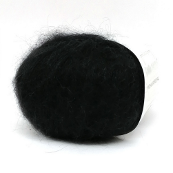 Mohair Royal (Lana Gatto) 05000 черный, пряжа 25г