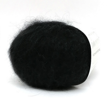 Mohair Royal (Lana Gatto) 05000 черный, пряжа 25г