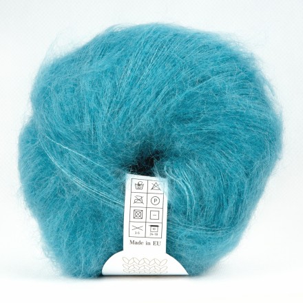 Silk Mohair (Infinity) 6553 бирюза, пряжа 25г