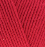 Cotton Gold (Alize) 56 красный, пряжа 100г