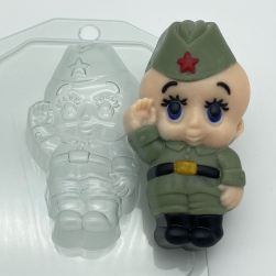 &quot;Малыш Солдат&quot; формочка для мыла