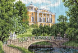 1680 &quot;Павловск&quot; канва с нанесенным рисунком