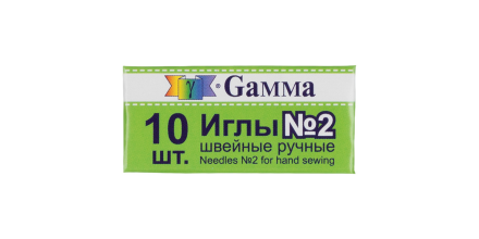 NIR-02 Иглы для шитья ручные №2 10шт