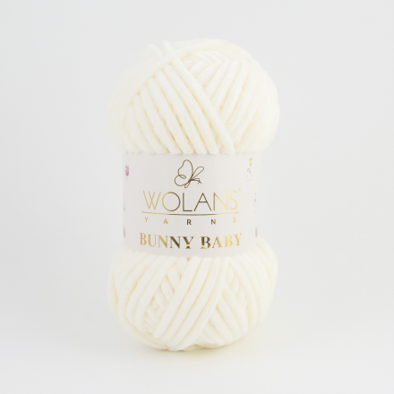 Bunny Baby (Wolans) 02 молочный, пряжа 100г