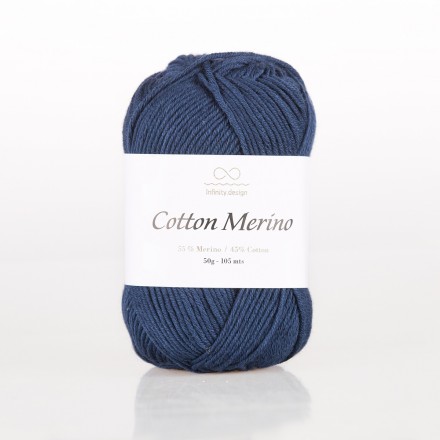 Cotton Merino (Infinity) 5575 морской синий, пряжа 50г
