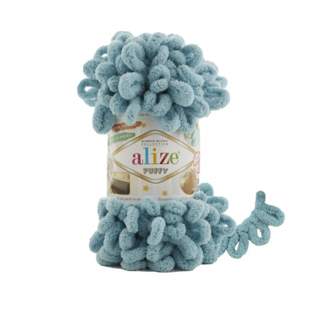 Puffy (Alize) 414 талая вода, пряжа 100г