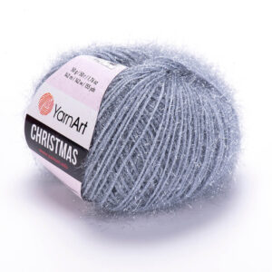 Christmas (Yarnart) 44 стальной, пряжа 50г