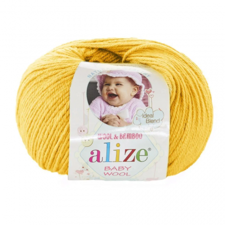 Baby Wool (Alize) 548 цыпленок, пряжа 50г