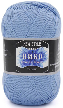 Нико (Камтекс) 015 голубой, пряжа 100г