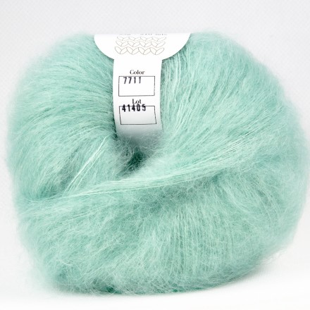 Silk Mohair (Infinity) 7711 мятный, пряжа 25г
