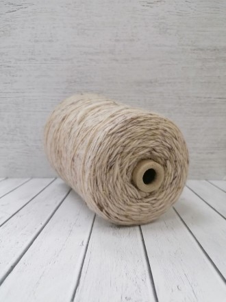 Tweed Merino (Италия) цв.002, пряжа бобинная итальянская 1г